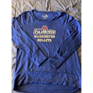 Touch by Alyssa Milano Vintage Washington Bullets Pullover Women Medium